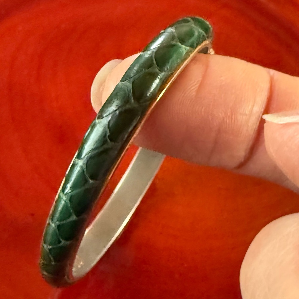 Vintage GUCCI leather cuff - Picture 6 of 8